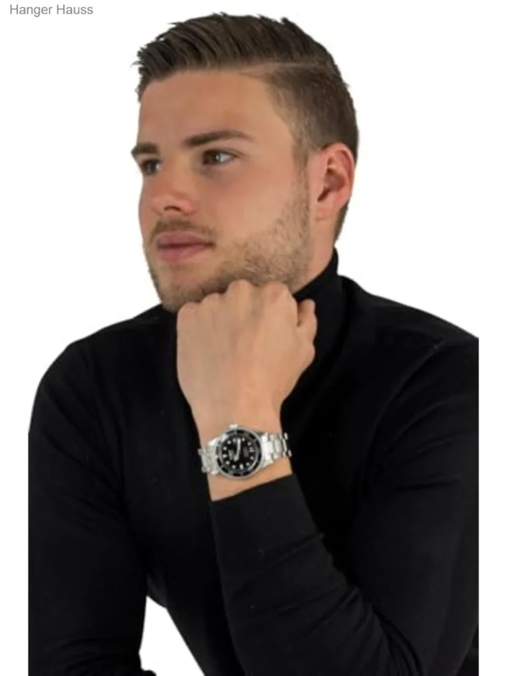 Luxury Men's Pro Diver Stainless Steel Quartz Watch